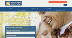 Desktop Screenshot of marriagefriendlytherapists.com