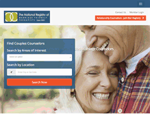 Tablet Screenshot of marriagefriendlytherapists.com